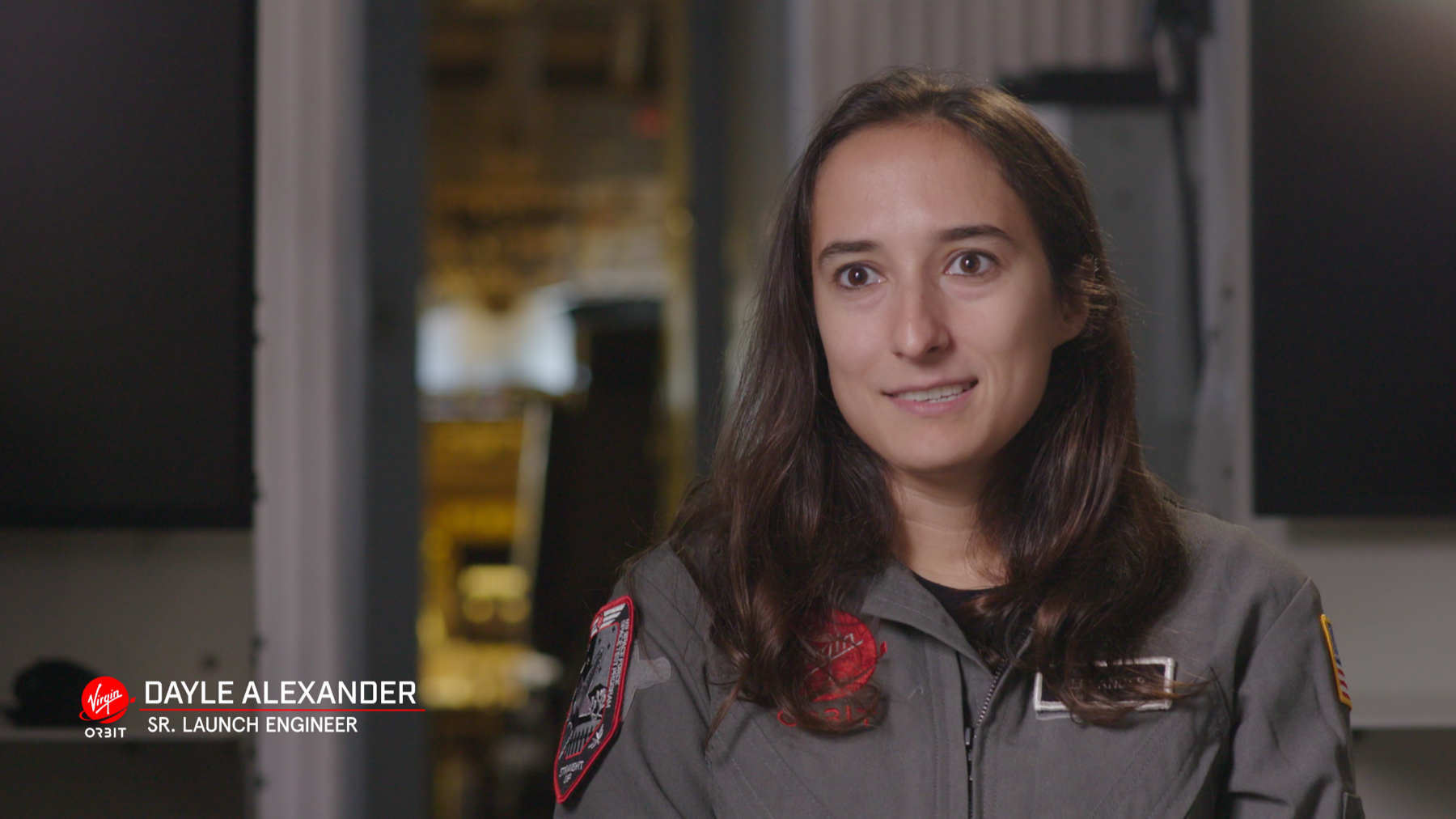 Dayle Alexander lower-third interview frame for mission storytelling.